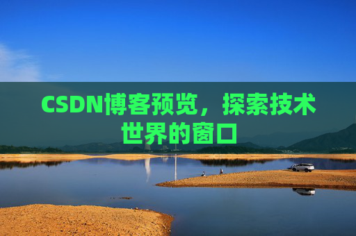 CSDN博客预览,探索技术世界的窗口